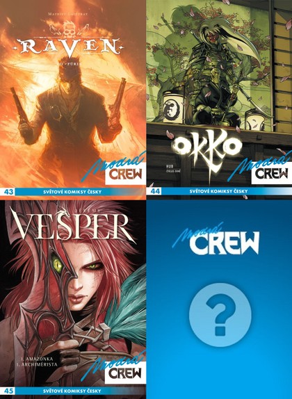 Modrá CREW předplatné čísel 43-46