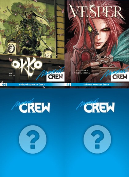Modrá CREW předplatné čísel 44-47