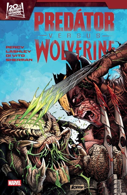 Predátor versus Wolverine (alternativní obálka)