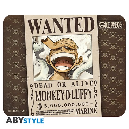 Podložka pod myš - One Piece - "Wanted: Luffy"