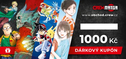 Dárkový kupón v hodnotě 1000 Kč (grafika: manga)